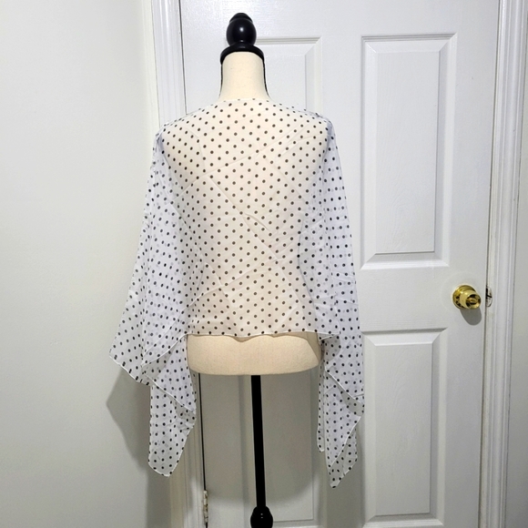 Polka Dot Spring Shoulder Wrap - Picture 5 of 5